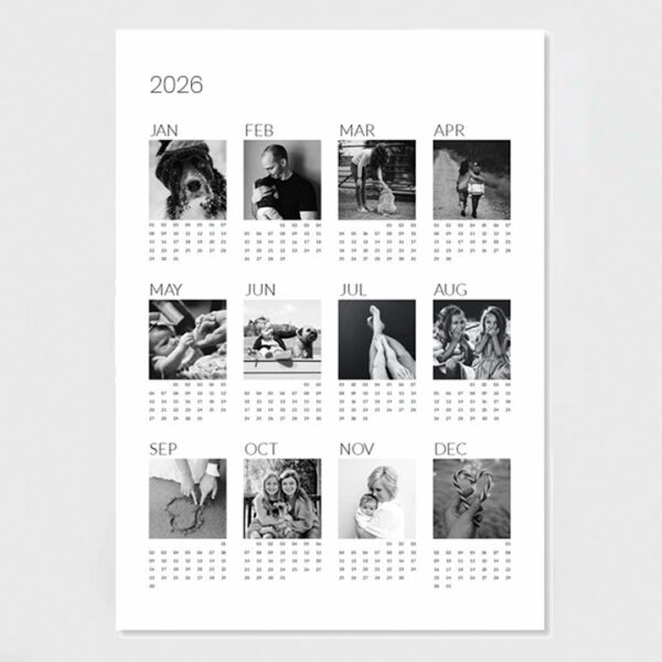 Poster med kalender 2026