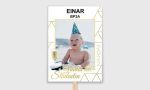 studentplakat guld