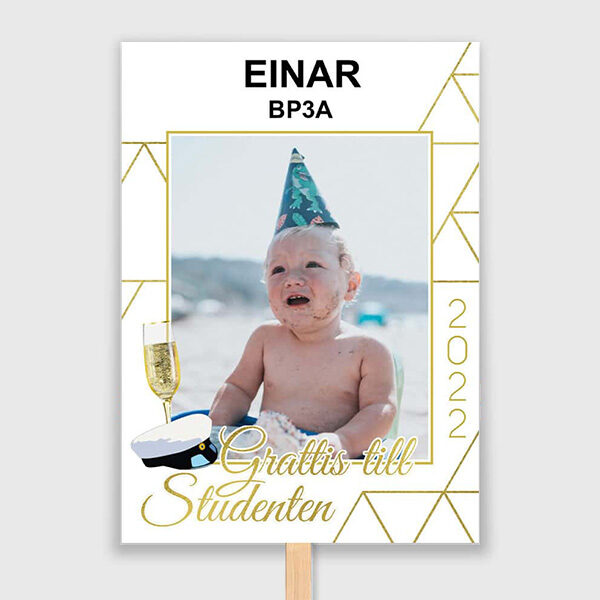 studentplakat guld
