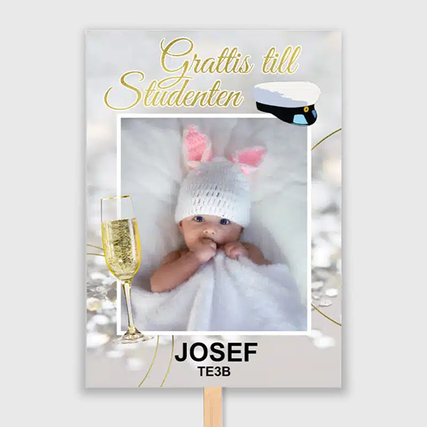 silverglittrigt plakat