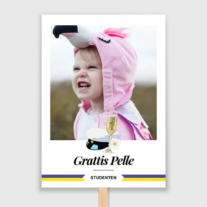 göra egen studentskylt