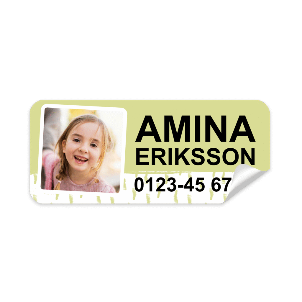 Namnlapp till barnens kläder