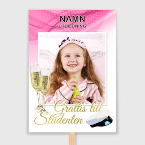 Rosa lyx Studentplakat
