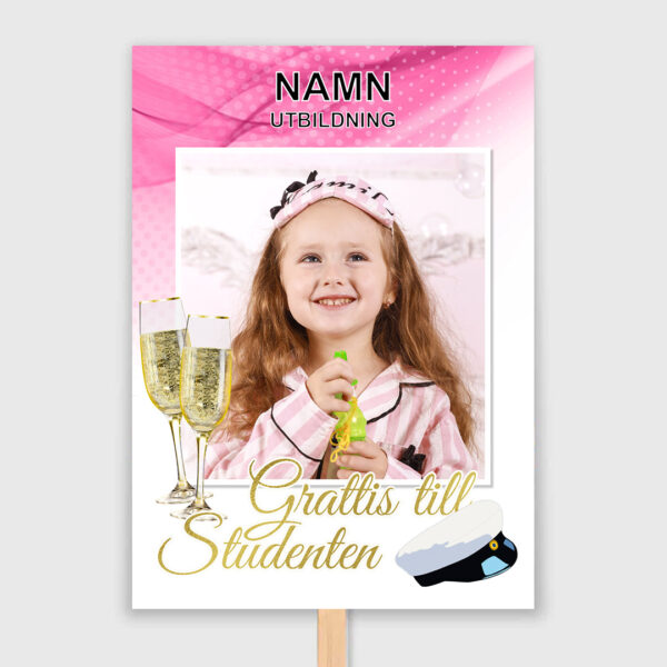 Rosa lyx Studentplakat