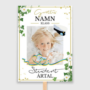 vit blad och blommor